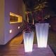 Pots lumineux BYE-BYE hauteurs 100 cm & 70 cm Vondom