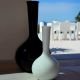 Vases XXL brillants blanc 65 cm et noir 100 cm FLASK CHEMISTUBE Vondom