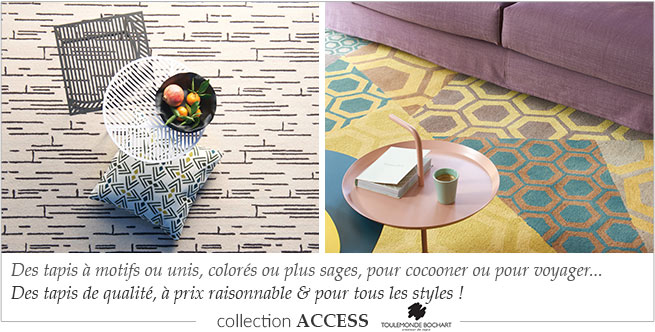 Collection de tapis contemorains Access Toulemonde Bochart