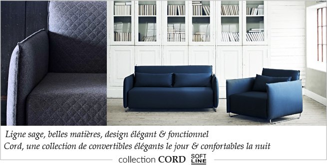 Collection de convertibles et lits d'appoint Cord Softline