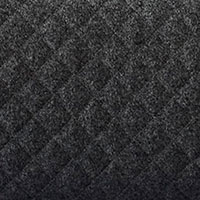 Gris graphite surpiqué-Felt quilted 623