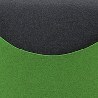 Côté vert-Felt 848, assise noire-Felt 610